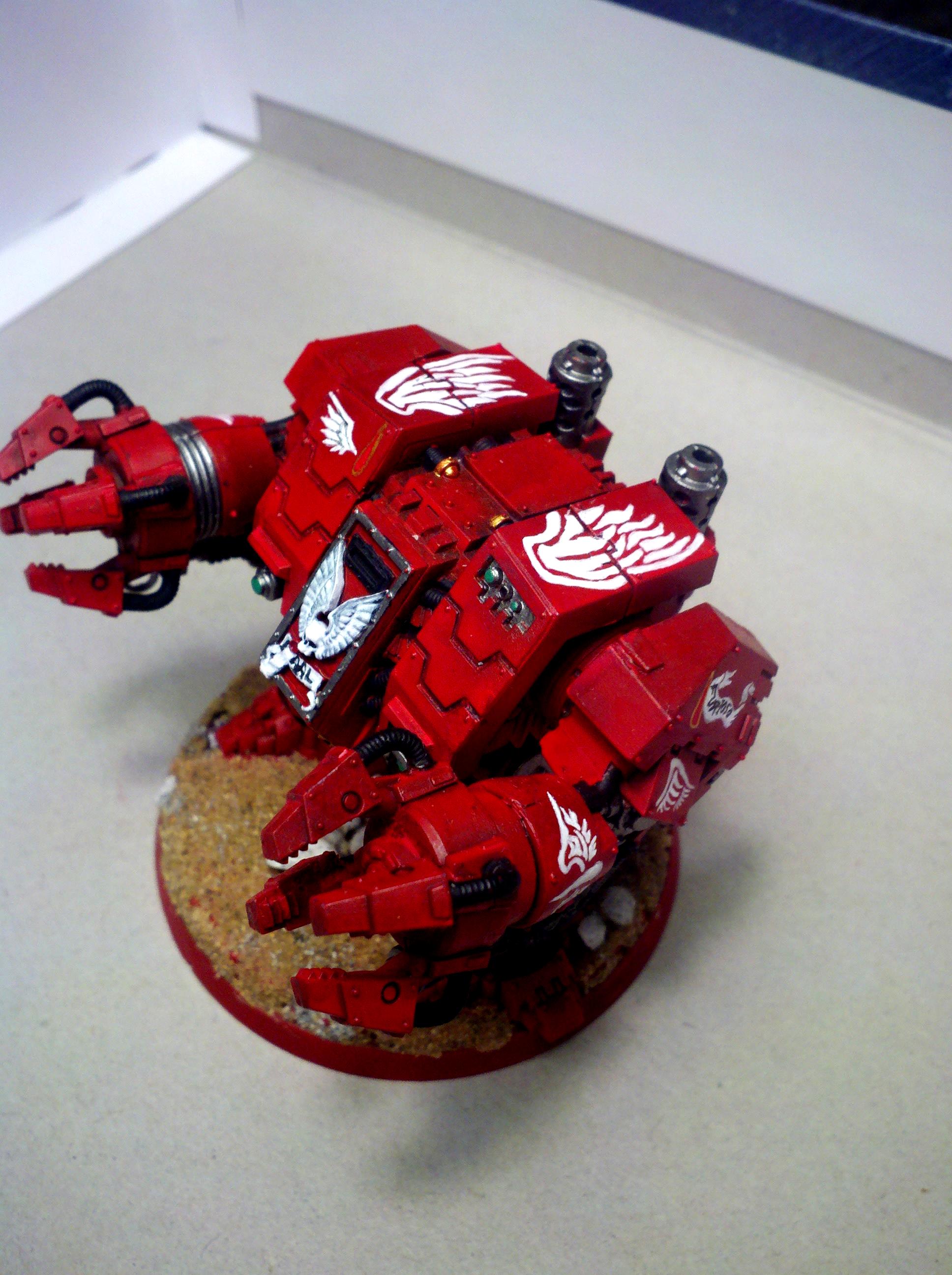 WARHAMMER 40K - Space Marines - Blood Angels Furioso Dreadnought - Métal - Oop EUR 50,00 - FR
